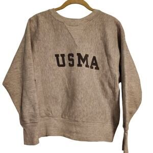 VINTAGE CHAMPION REVERSE WEAVE USMA SWEATSHIRT EARLY 1980s SMALL MADE  IN USA